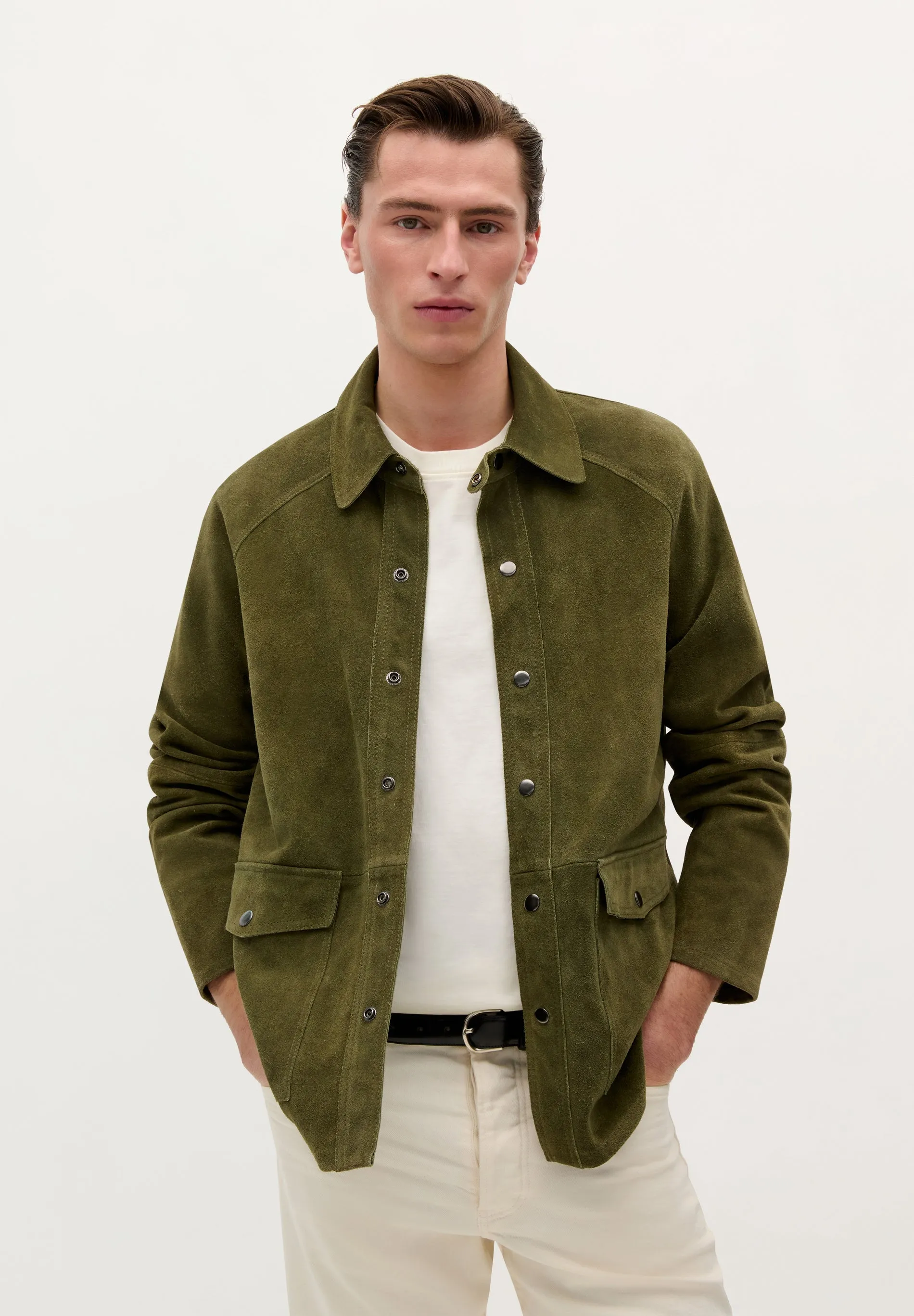 AIRY SUEDE JACKET