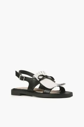 All Black - Women's Ortega Bow Sandal