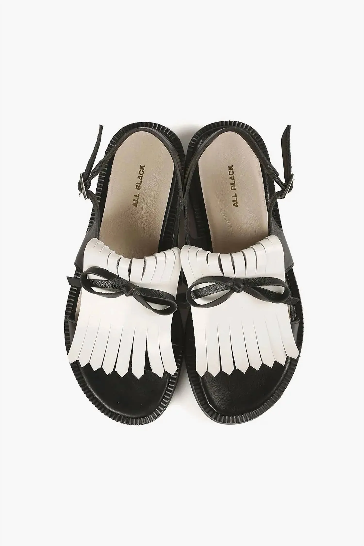 All Black - Women's Ortega Bow Sandal