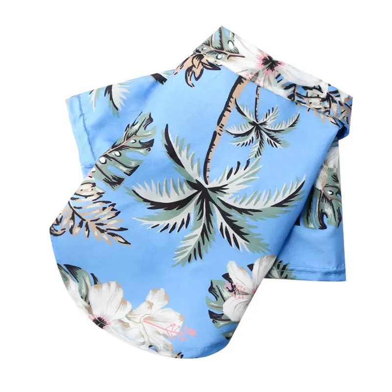 Aloha Paws Hawaiian Beach Shirt For Small Pet