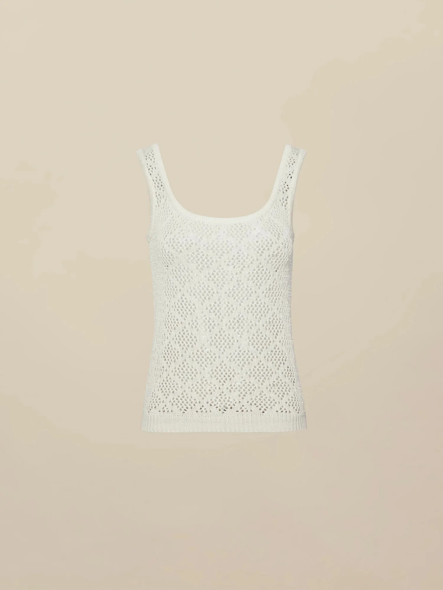 Amoretu Lyocell & Wool U-Neck Simple Vest