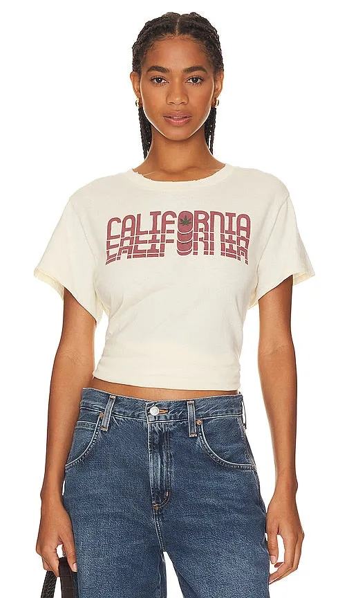 Chaser California Leaf Tee in Ivory