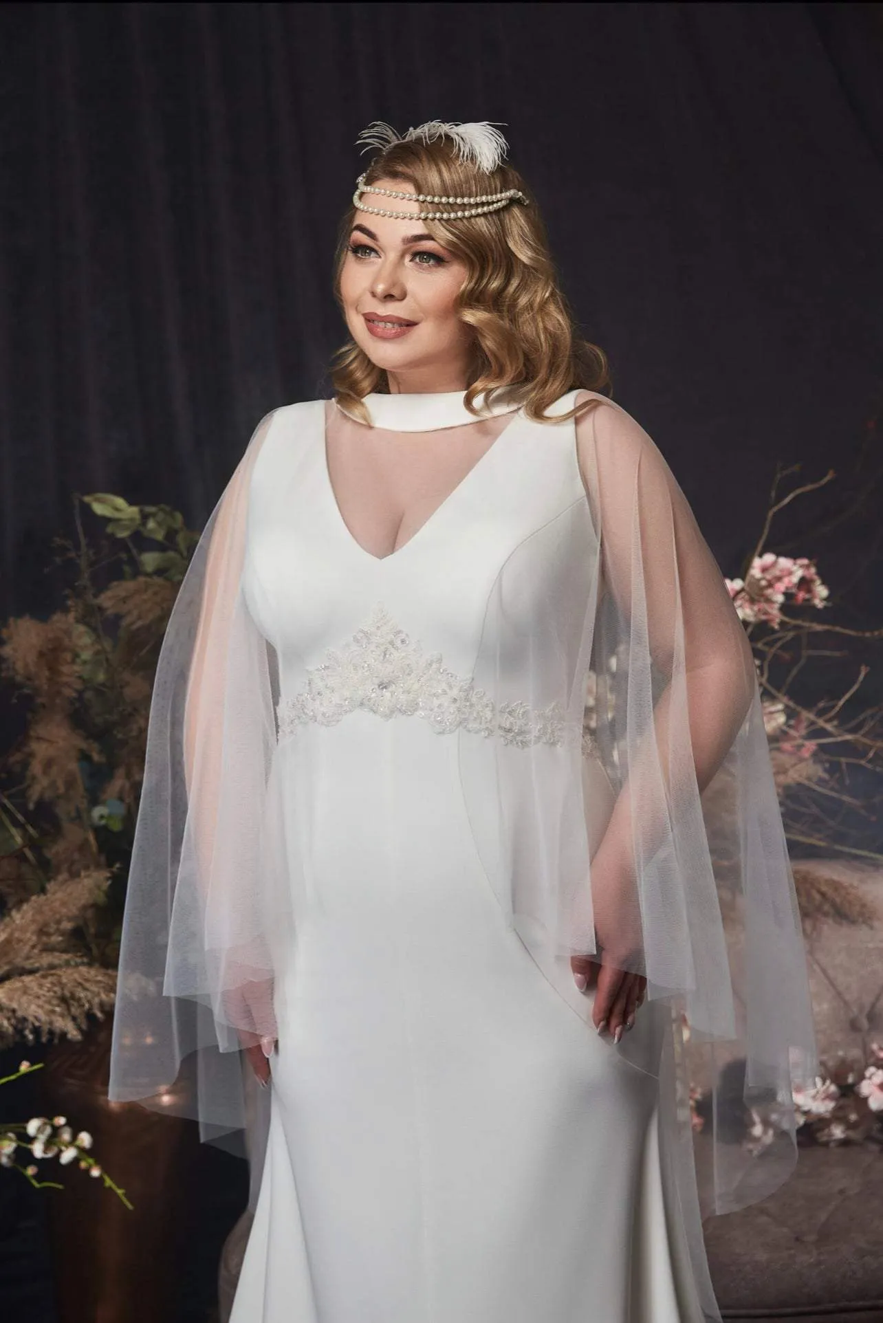 Diamond White Wedding Dress
