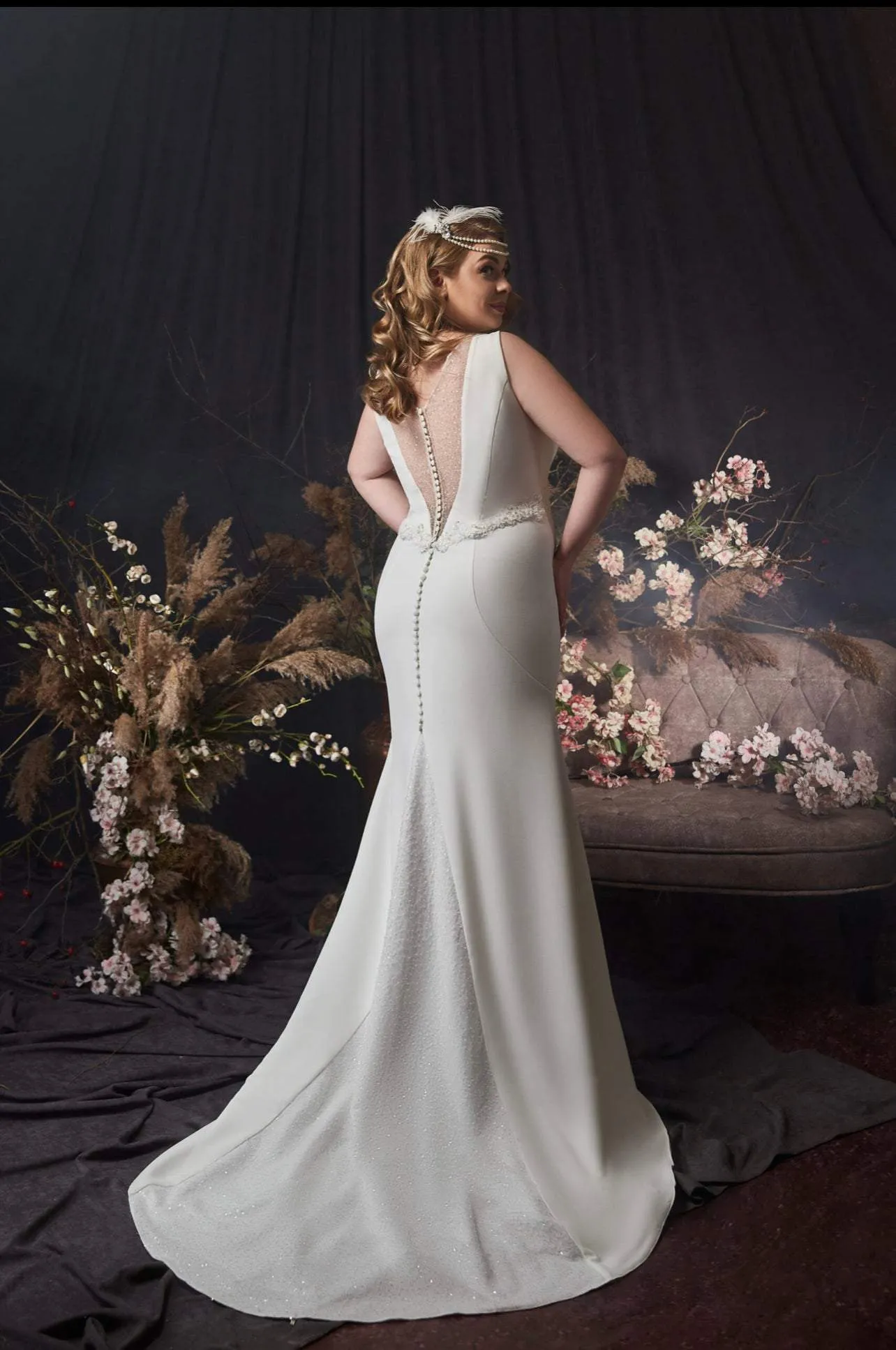 Diamond White Wedding Dress