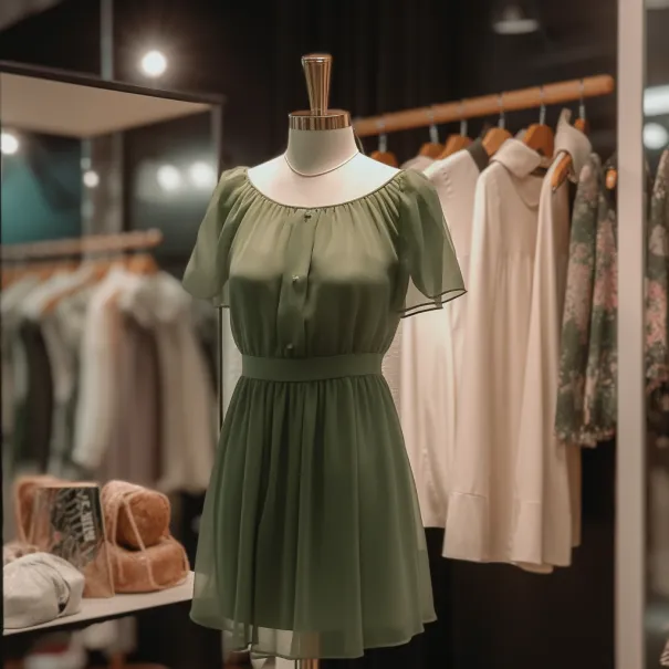 Elegant Dark Green Jewel Short Bridesmaid Dress with Flowy Chiffon Sleeves