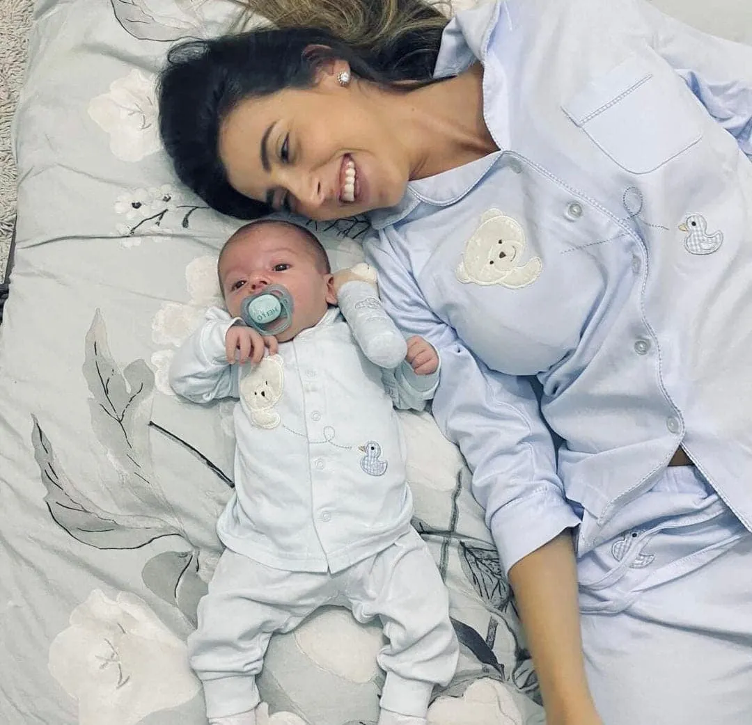 FLYBYFLY Mommy pajama - blue
