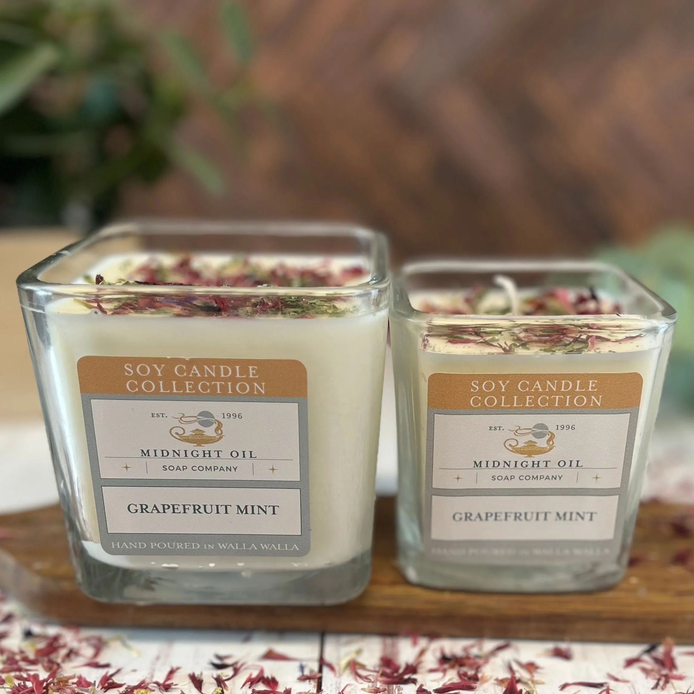 GRAPEFRUIT MINT~Soy Candle 12 ounce