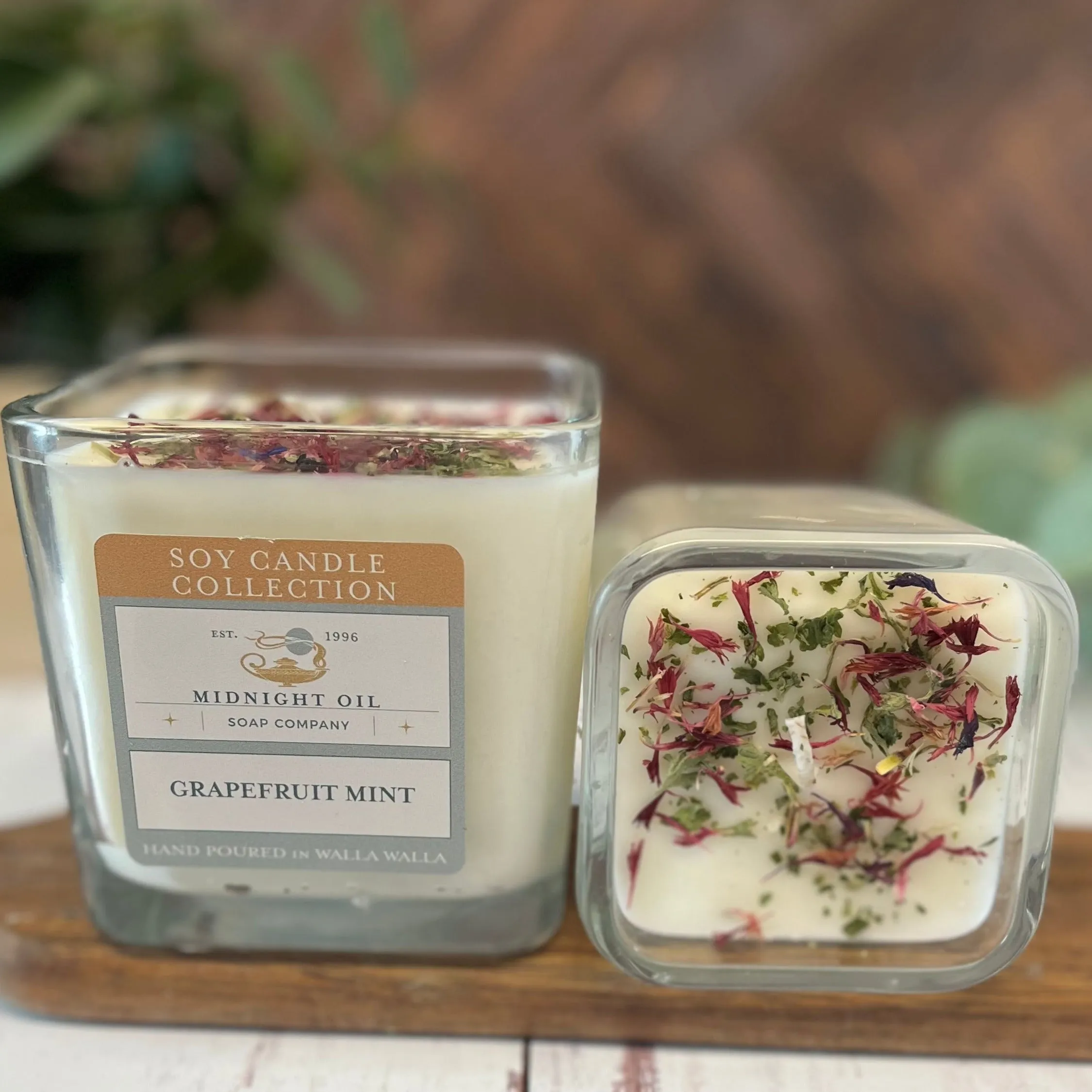 GRAPEFRUIT MINT~Soy Candle 12 ounce