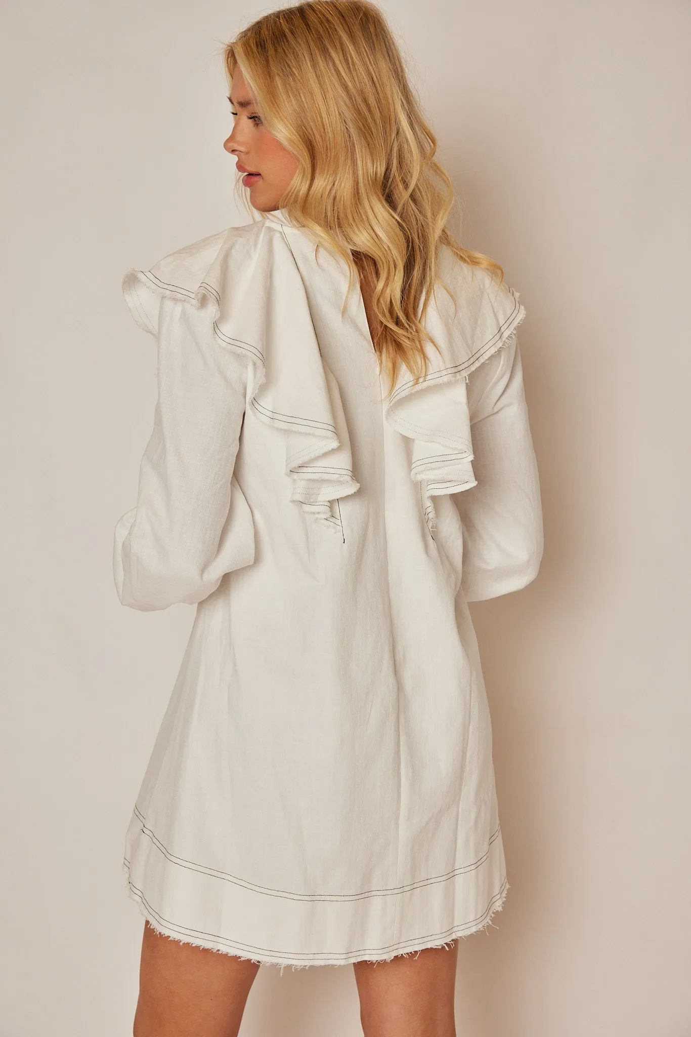 Karen Puff Sleeve Mini Dress