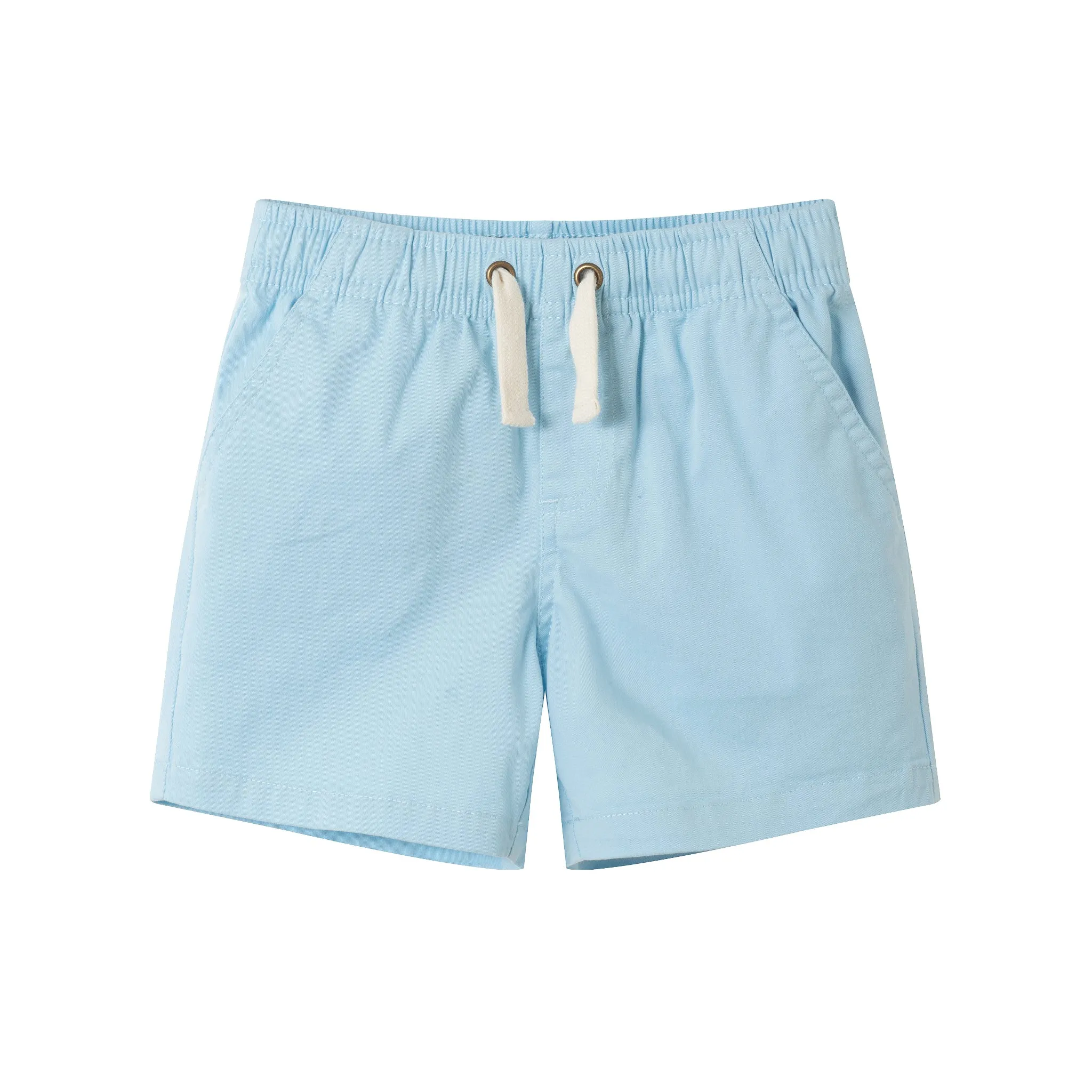 Kids (3-7) Twill Shorts | Light Aqua