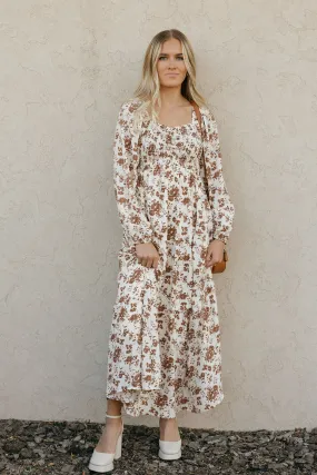 Lorelai Dress-Brown Multi