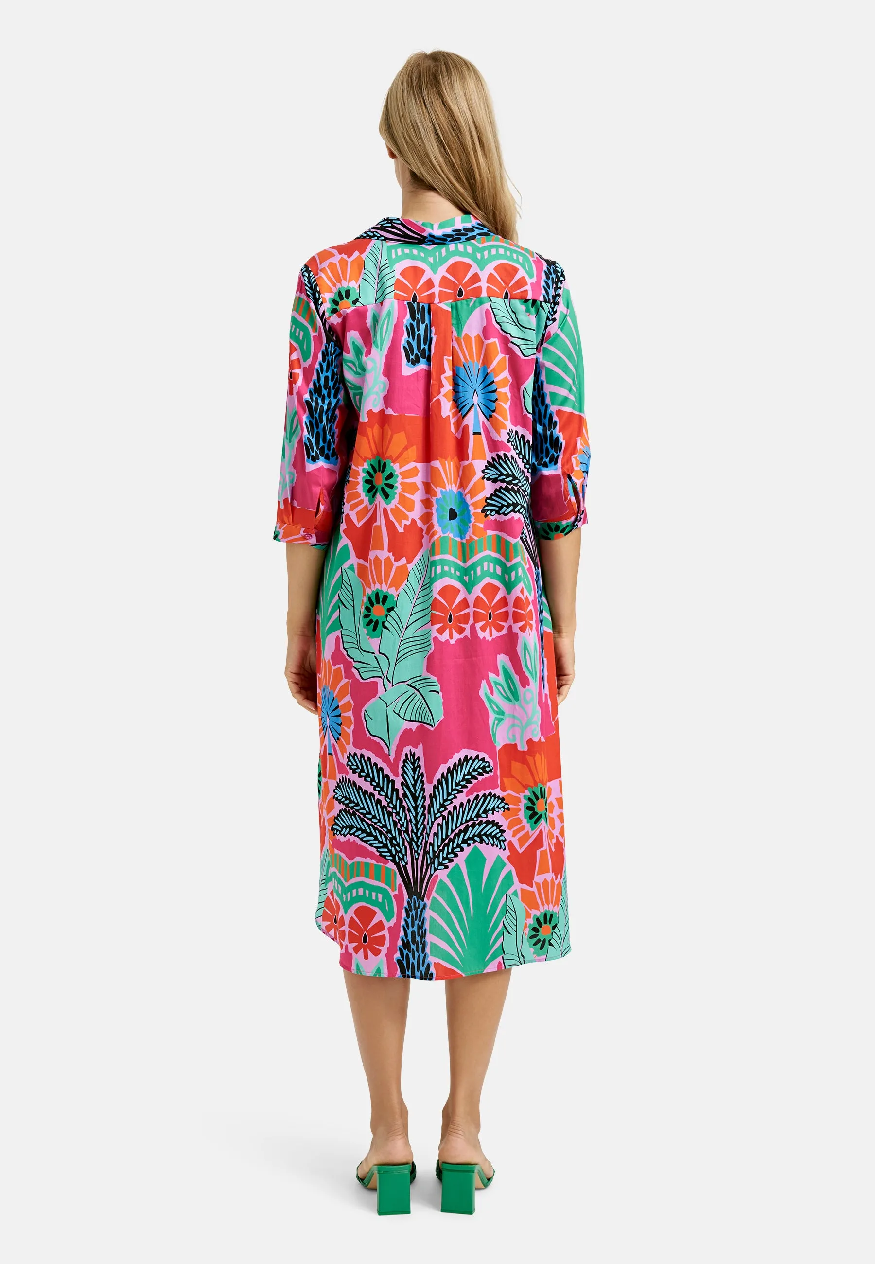 MILANO Multi-colour Midi-Dress