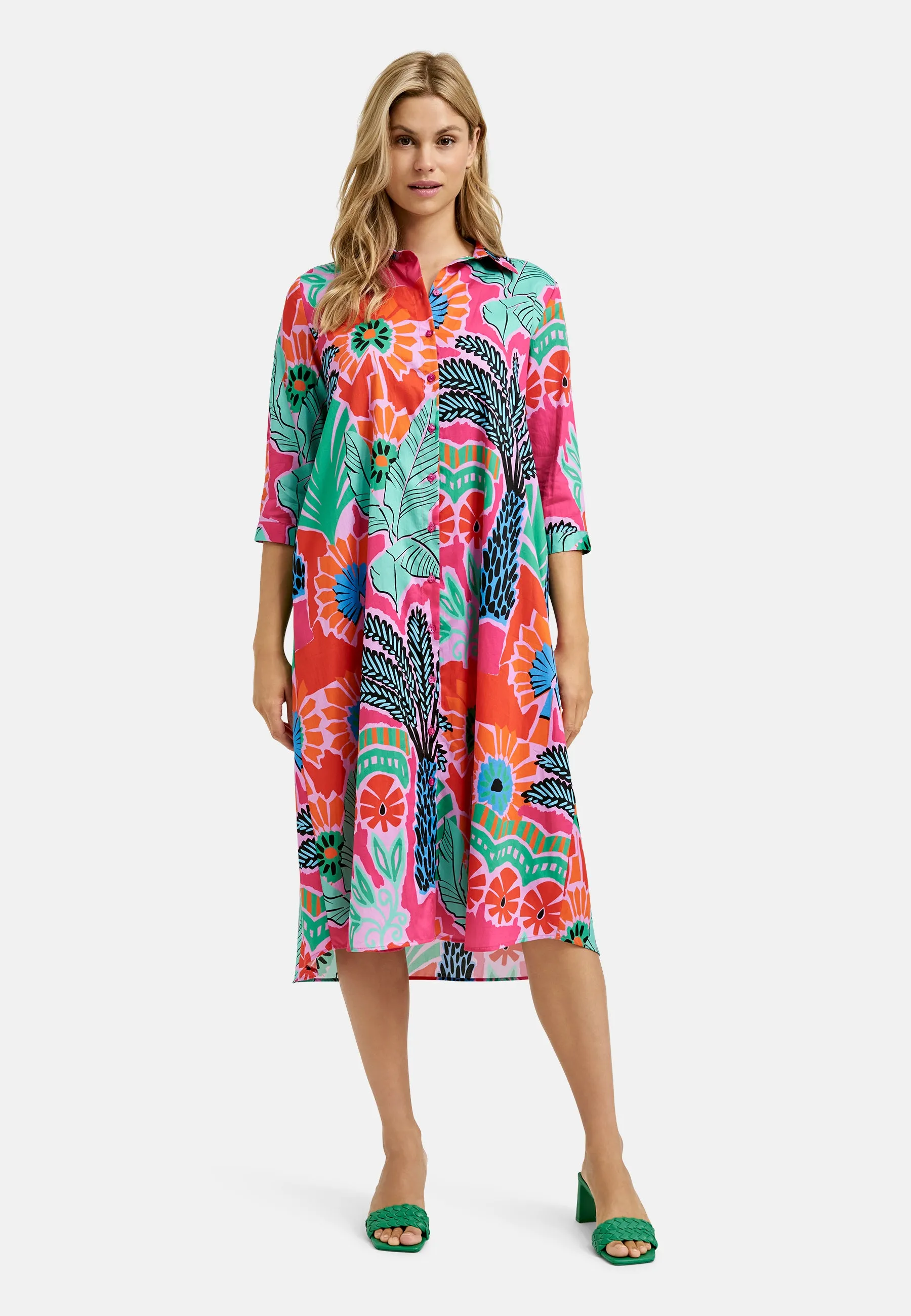 MILANO Multi-colour Midi-Dress