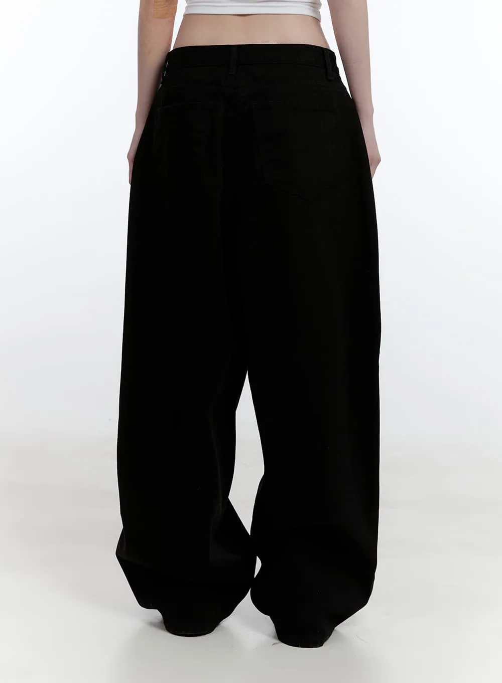 Oversized Comfy Cotton Trousers CJ522