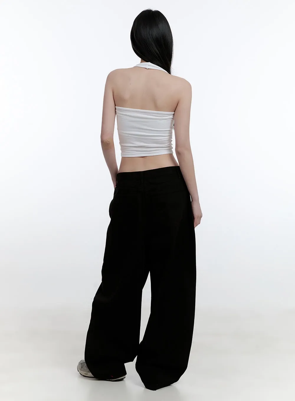 Oversized Comfy Cotton Trousers CJ522
