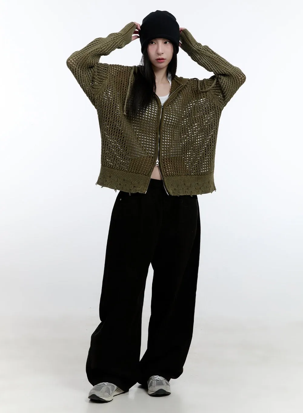 Oversized Comfy Cotton Trousers CJ522