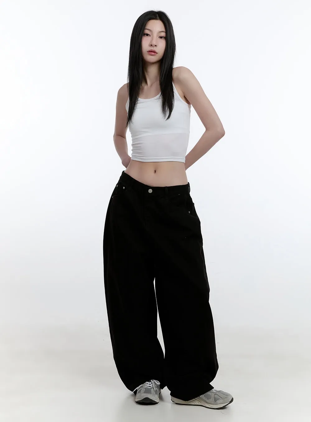 Oversized Comfy Cotton Trousers CJ522