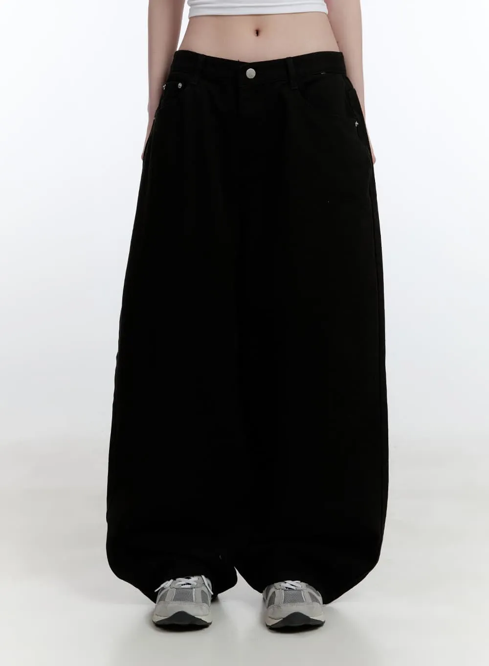 Oversized Comfy Cotton Trousers CJ522