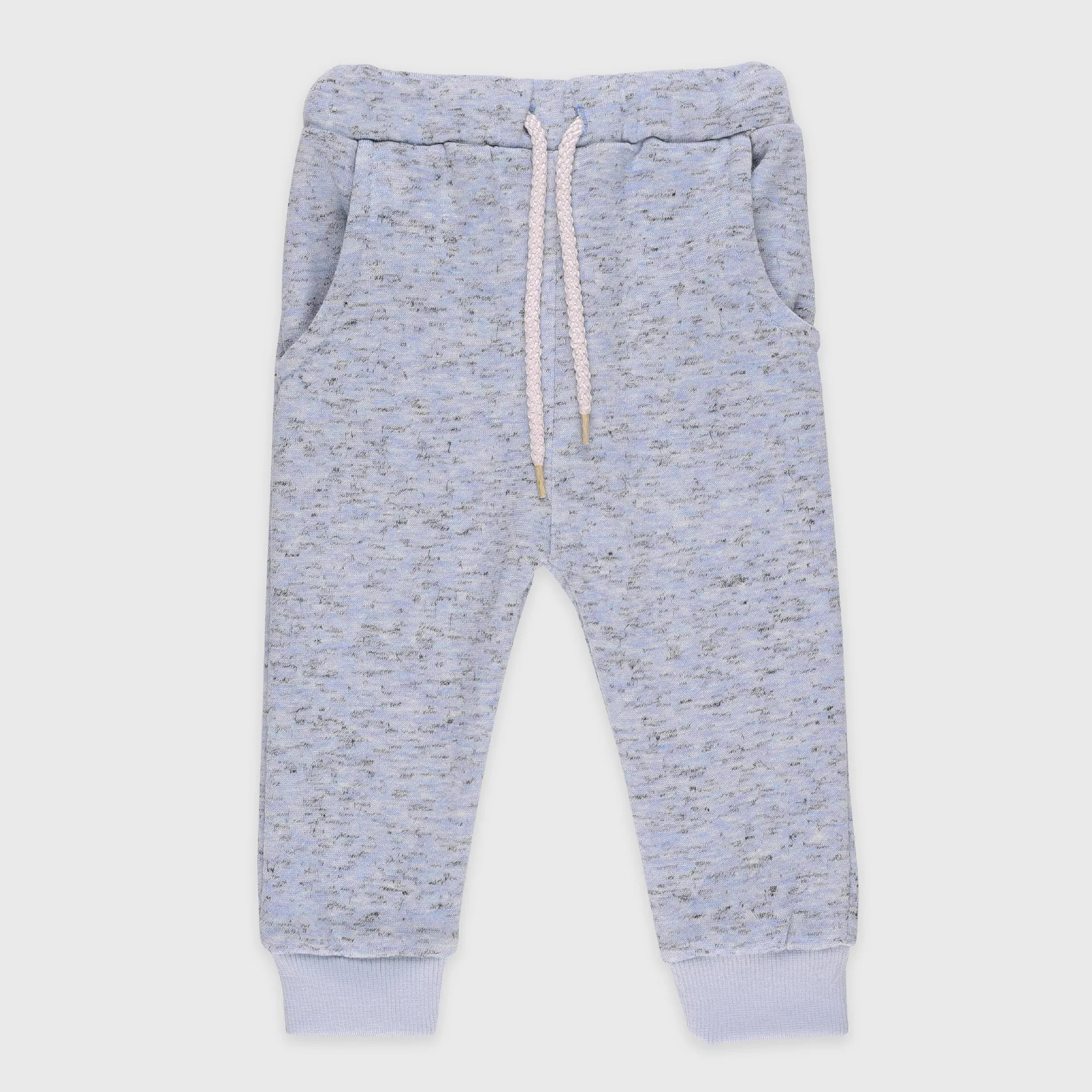 Patterned Fleece Trouser (Blue)