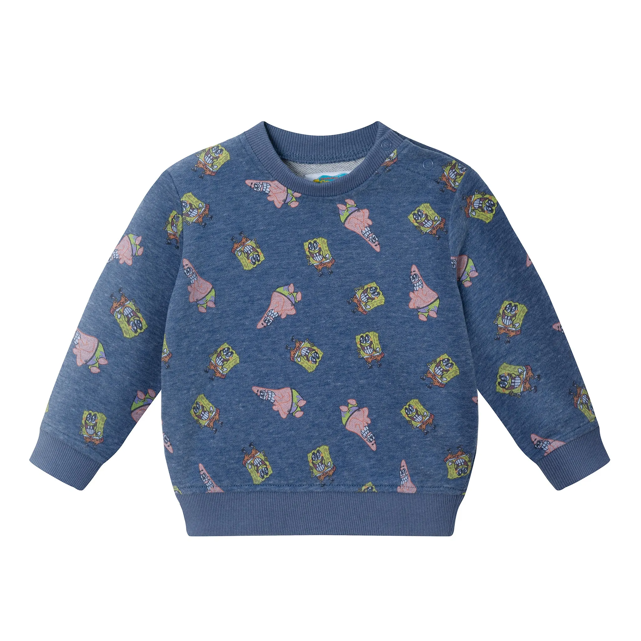 SpongeBob SquarePants™ x Andy & Evan® | Infant (9-24M) Spongebob French Terry Set | Navy