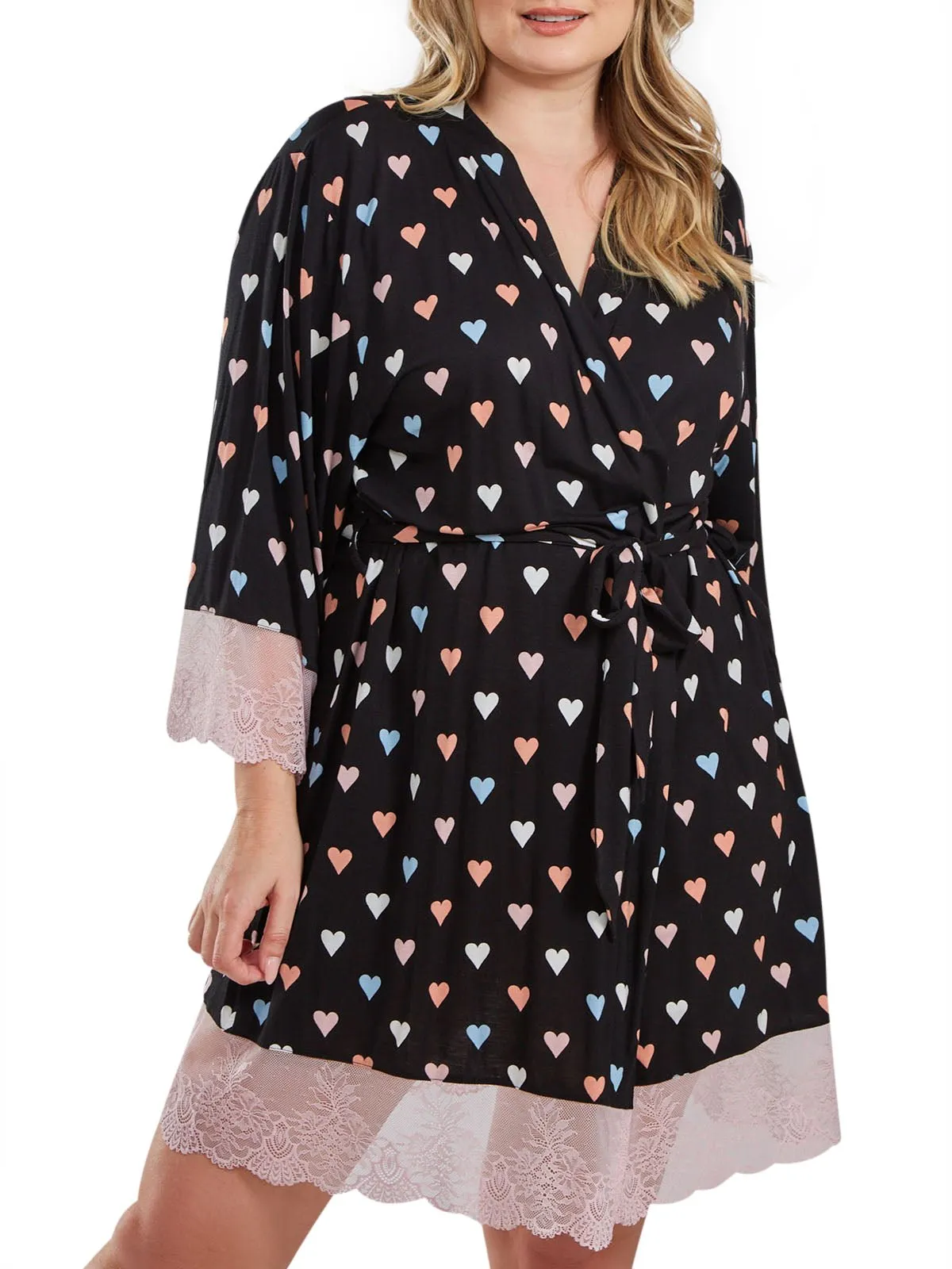 Women's Aimee Plus Size Robe Loungewear