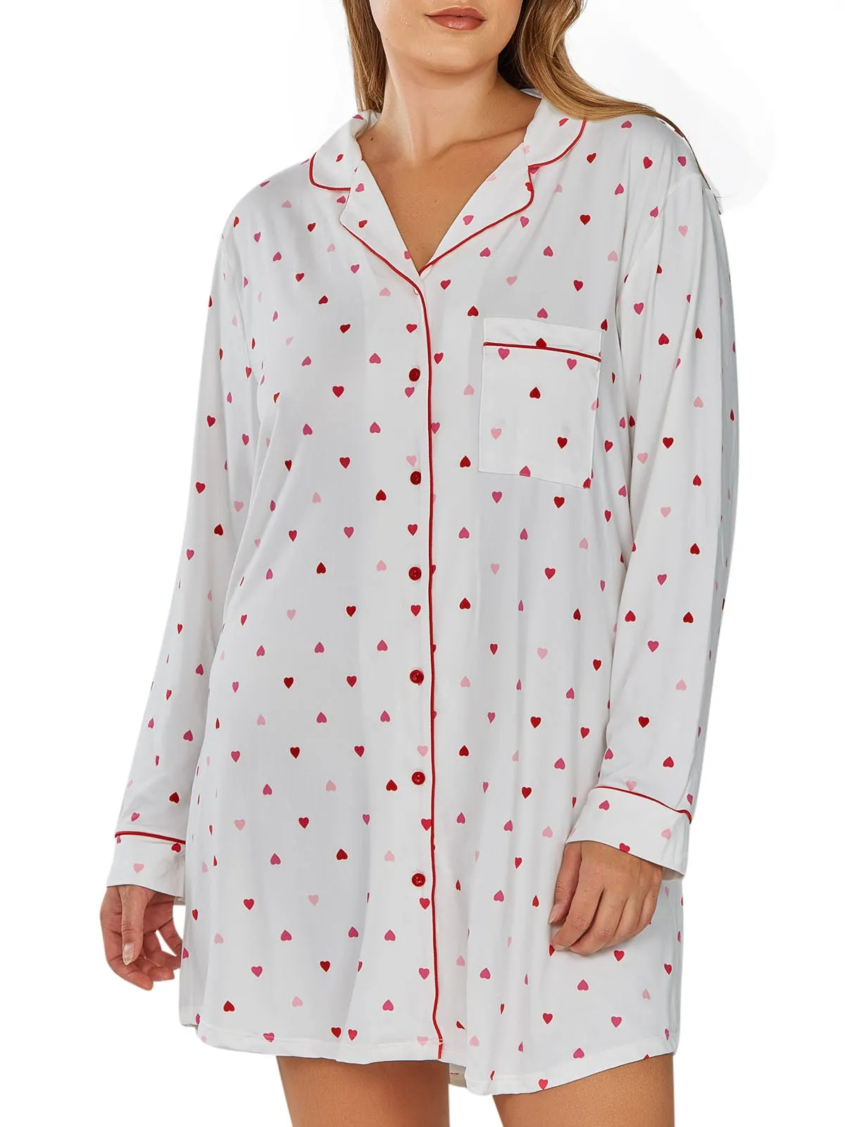 Women's Anjela Plus Size Sleep Shirt Loungewear