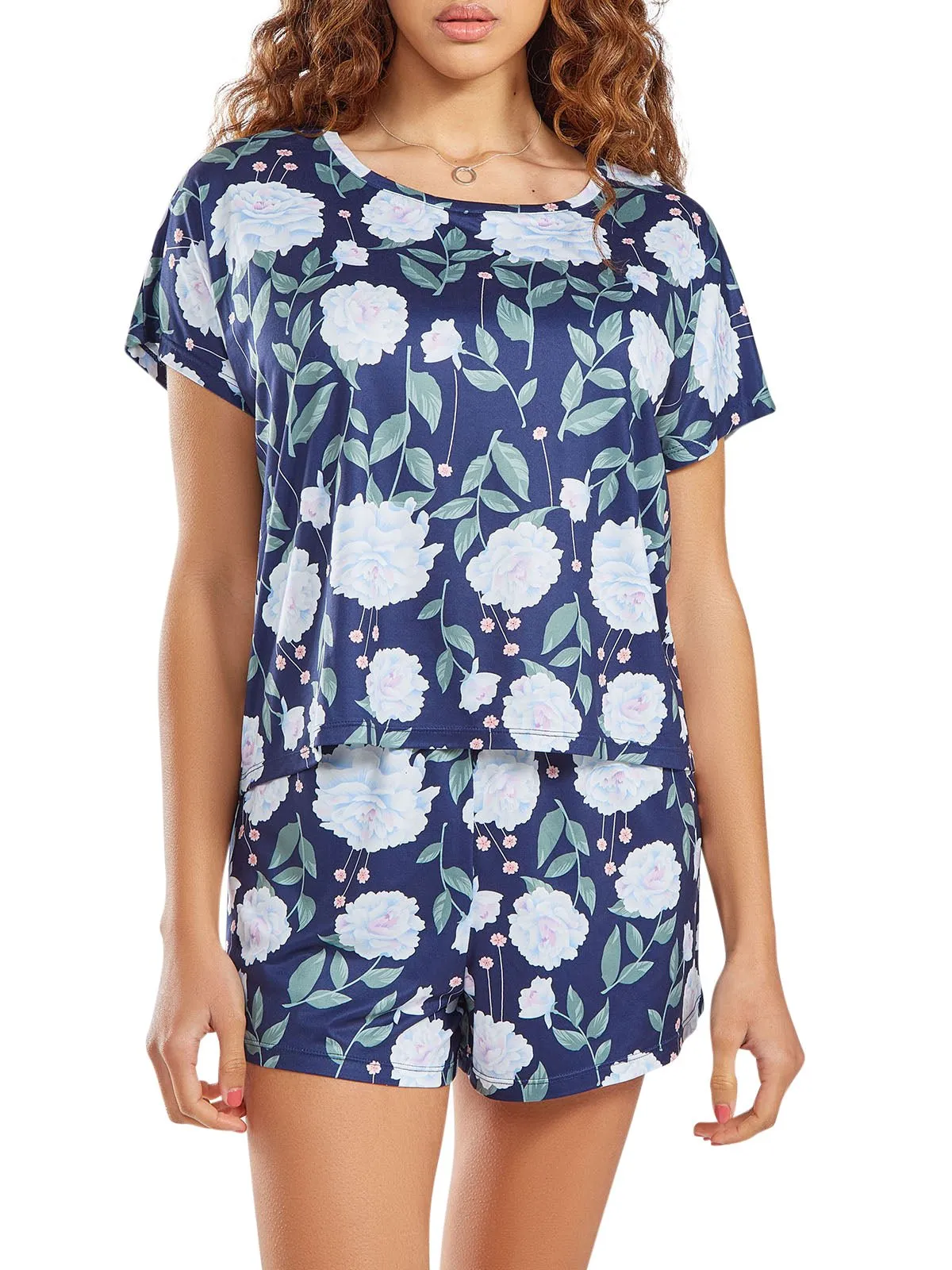Women's Ava Shirt Shorts Set Loungewear