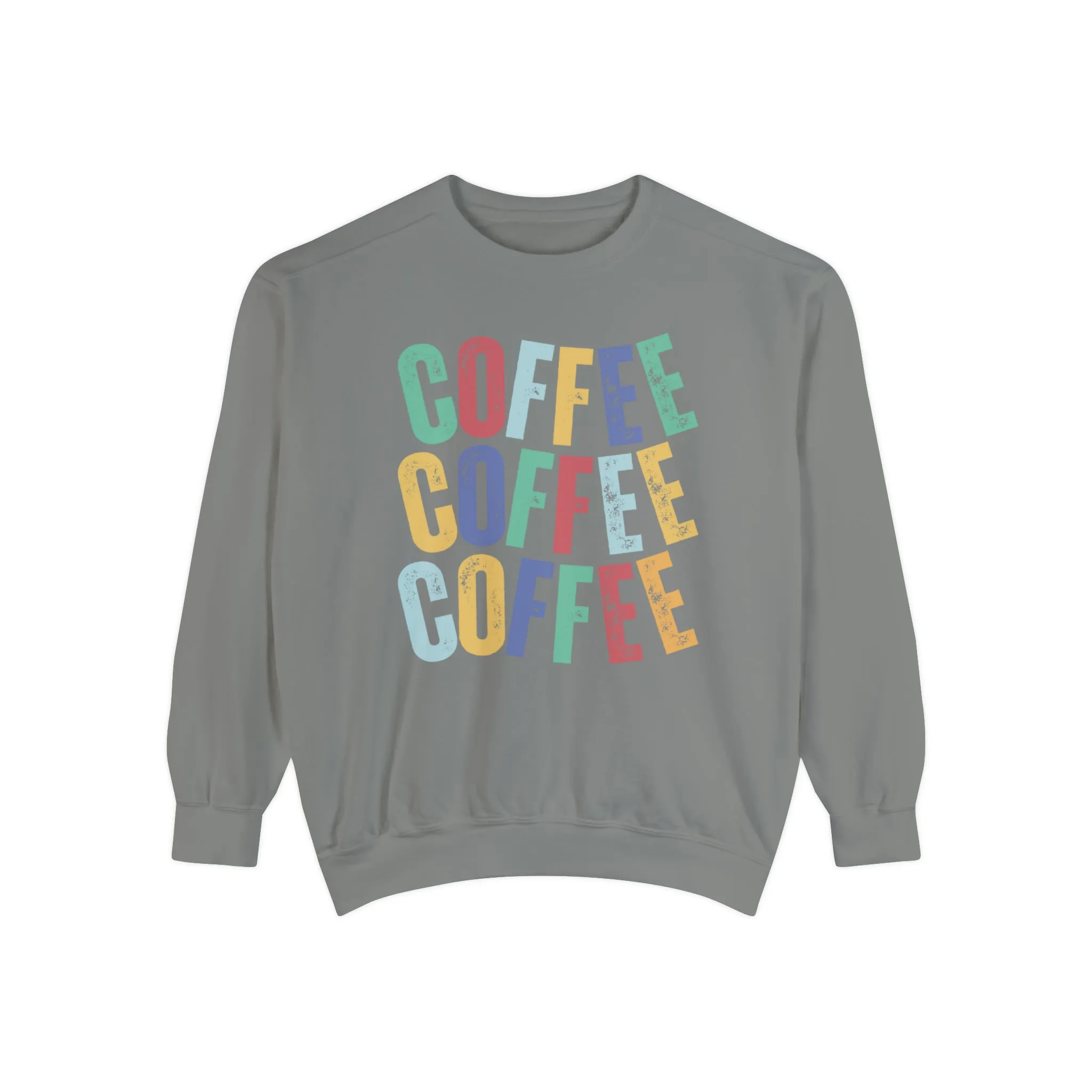Women's Comfort Colors Coffee Bliss Sweatshirt: Cozy and Vibrant