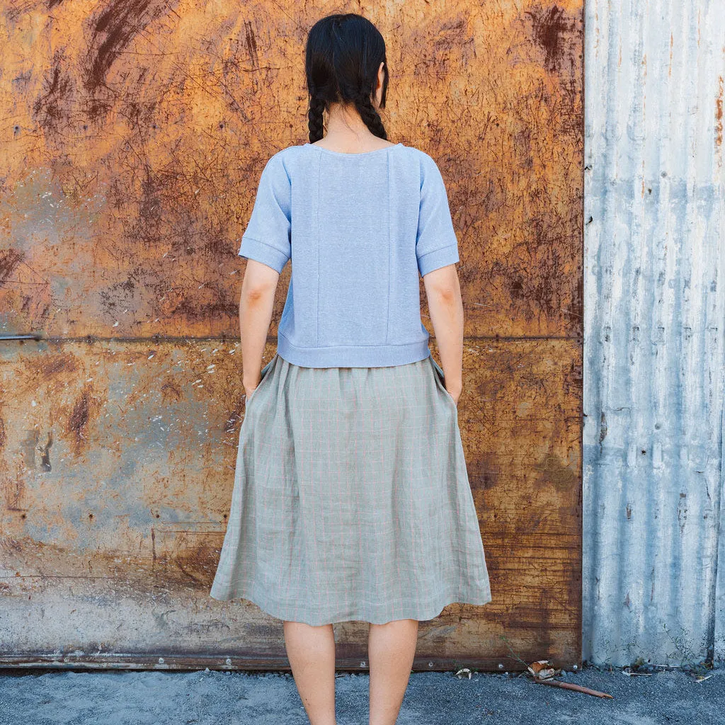 Women's Hemp Pieces Tee - 100% Hemp - Lilac